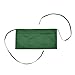 Waitress Waist Aprons Commercial Restaurant Home Bib Spun Poly Cotton Kitchen (3 Pockets) in Dark Green