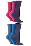 Outstanding Value Women's Plain Bamboo Socks (6 Pair)