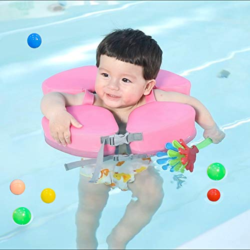 V Convey 5M to 3Y Old Baby Pool Float 2020 New Shoulder Non-Inflatable Float Infant Solid Swimming Float Classic Swim Trainer Relaxing Pool Float Children Swim Training Aid Swimming Ring - Thumbnail 7