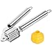 Garlic Press by ADYZON | Best Professional Stainless Steel Mincer - Silicone Peeler Included - For Pampered Chef, Kitchen Aid - Less Time Cooking, More Time Living