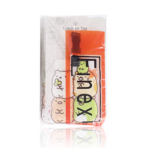 Finex Set of 4 San-X Sumikko Gurashi Things in The Corner Travel Luggage Baggage Identification Labels ID Tag for Bag Suitcase Plane Cruise Ships with Adjustable Strap - Thumbnail 7
