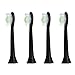 SonicPRO (8x) Black Replacement Heads Compatible with Philips Sonicare Toothbrush Heads DiamondClean 2 Series FlexCare + HealthyWhite EasyClean Click-On (8 Heads) SonicPRO made by Great Value Tech