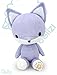 Bellzi Purple Fox Cute Stuffed Animal Plush Toy - Adorable Soft Fox Toy Plushies and Gifts - Perfect Present for Kids, Babies, Toddlers - Foxxi