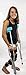 Crutcheze Premium USA Made Crutch Pad and Hand Grip Covers | Comfortable Underarm Padding Washable Breathable Moisture Wicking Fabric - Accessories for Adult & Youth Crutches (Turquoise)