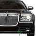 Chrome Luxury Style Mesh Front Bumper Hood Grill Grille Chrysler 300 300C