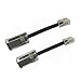 YUSHVN Telephone Cord Detangler 2PCS Extended Rotatable Twist Stop RJ11 4P4C Phone Cord Untangler Landline Cable Telephone Accessory Black