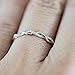 DDLBiz 2018 Twisted Shape Diamond Engagement Stacking Band Anniversary Ring