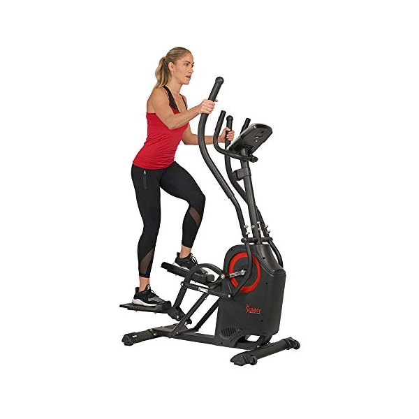 Sunny Health & Fitness Cardio Climber Stepping Elliptical Exercise Machine for Home with 8 Levels of Magnetic Resistance, Performance Monitor, Full Body Workout - Image 7