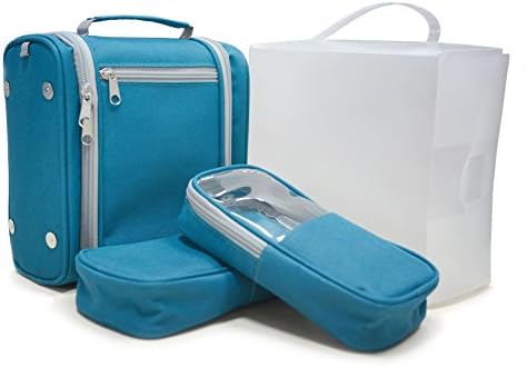 Toiletry Bag - Kit 3 in 1 - Hanging Cosmetic & Toiletries Organizer For Men & Women