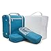 Hanging Toiletry Bag - Set 3 in 1 - Best Detachable Grooming Essentials Travel Toiletries Organizer - Makeup Cosmetic Case - Shower Shaving Dopp Kit - Waterproof Portable Hygiene Bag - For Men & Women