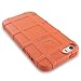 TJS Case for Apple iPhone SE/iPhone 5S / iPhone 5 Tempered Glass Screen Protector Magpul [Field] MAG452 Polymer Case Cover Retail Packaging (Orange)