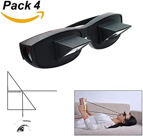 Fangfang GAO magnifier 4 Pieces Of HD Lazy Glasses Refraction View Prism Vision Reading Eyewear Spectacles