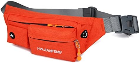 SULAKU Waist Bag Nylon Fanny Belt Pack Money Belt Bags Teenager Travelling Mobile Phone Pocket Orange