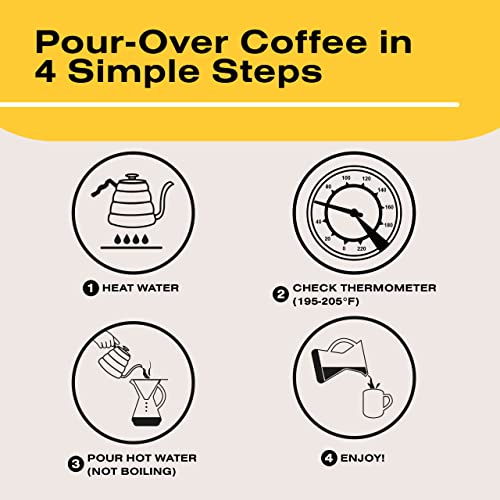 Bean Envy Pour Over Coffee Kettle 40 oz, Stainless Steel, Gooseneck