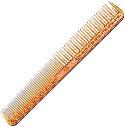 YS Park Comb 339 Professional Fine Cutting Hair Comb Camel Yellow by YS Park, Small