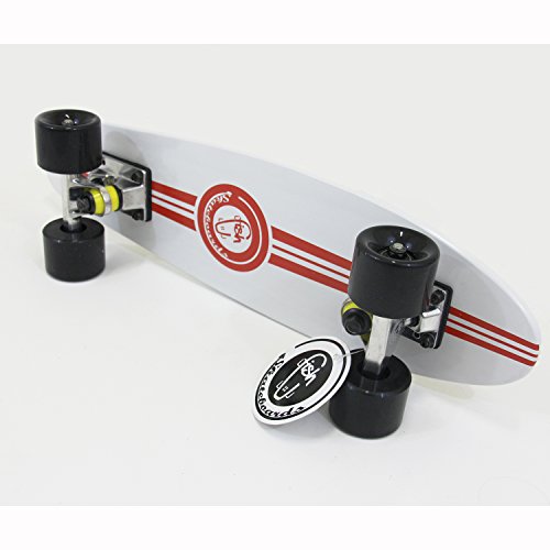NEW White Fish Skateboard Wood Maple 22" Retro Vintage Old S