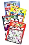 Pocket Word Search Puzzle-4 Pack