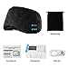 Bluetooth Sleeping Eye Mask Wireless Headphone, WALLFIRE Adjustable Music Bluetooth Sleep Earphones Headsets, Built-in 4.2 Speakers Microphone Handsfree fit for Air Travel and Sleeping (Black)