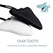 OKAYC Shark Tooth Sensory Chew Necklace for Boys & Girls Teether Chew Teething Toys，Especially Designed for Autism,AS,ADHD,Sensory Stimulation and Oral Sensory Needs(2Pack)