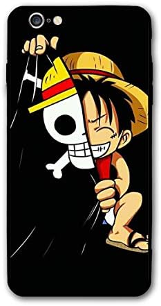 SWDFFG iPhone 6 iPhone 6S Case- Stylish One Piece Luffy PC Slim Shockproof Flexible Back Protective Case for iPhone 6 / iPhone 6S
