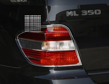 High Quality Mercedes ML 2005-2010 Taillight Chrome Trim Upgrade (One Pair)