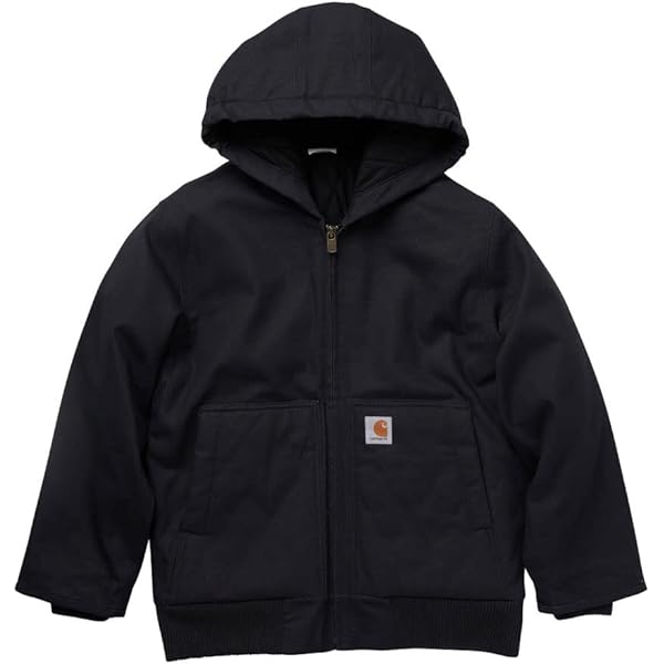 Amazon.com: Carhartt Girls' Zip Front Flannel Quilt Lined