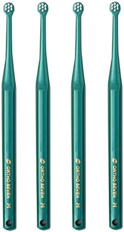 オーラルケア オーソテン(Ortho10) 矯正中歯ブラシ 4本(パールグリーン)