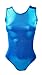 Sookie Active Metallic Sheen Classic Tank Leotard (Ocean Blue, Ladies - Medium)