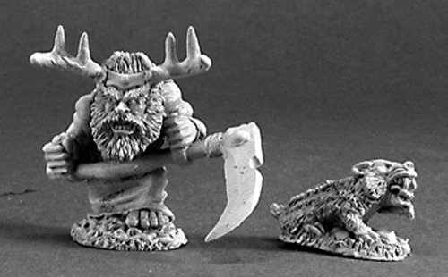 Dwarf Druid and Badger (OOP)