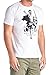 Diesel Mens T Shirt Epic Living Warrior Legend Tee, White, Medium