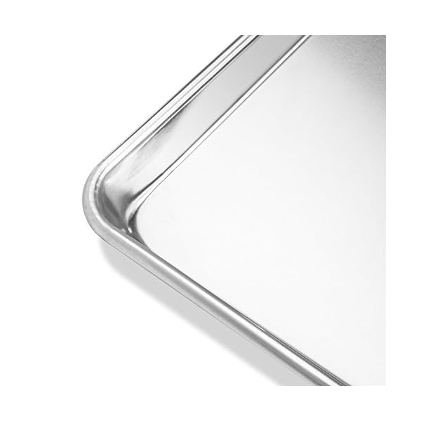 Last Confection 6 Cookie Baking Sheets 13" x 18" Rimmed Aluminum