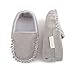 DDLBiz Baby Boys Girls Double Velour Soft Sole Shoe Soft Shoes Flats Shoes (0~6Month/4.3inch, Gray)