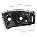 Auto Dynasty Factory Style Headlights Assembly Head Lamps Compatible with Dodge Ram 1500 2500 3500 2006 2007 2008 2009, Driver and Passenger Side, Chrome Housing Clear Corner