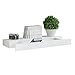 Fasthomegoods WALLNITURE Wall Mountable Floating Shelf with Drawer White