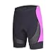beroy Womens Bike Shorts With 3D Gel Padded,Cycling Women's Shorts With Mesh, Dark Purple, XXL
