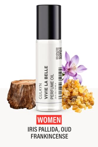 GULAYN Vivie La Belle Perfume Oil – Elegant Fruity Floral Fragrance for Women, 10 ml Roll-On