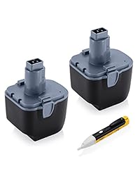 Powerextra Batería 18 V 3.0 Ah Lubricante 2 unidades Reemplazo de la batería para Lincoln PowerLuber inalámbricos 1801 Lincoln 1842, 1844, 1444, 1442 Lincoln Batería de 18 V