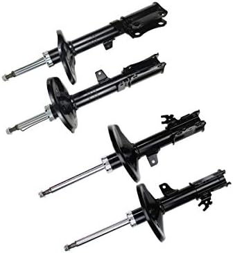 RUIANG VOYAGE Front & Rear Pair Shock Absorber Gas Struts Complete Assembly Kit For 97-01 Lexus E300 Excludes Adaptive Variable Suspension & 97-03 Toyota Avalon MCX20 / 97-01 Camry / 99-03 Solara