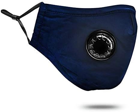 Deeabo Filter Mask, PM2.5 Dust Mask Protective Mask Reusable Washable Fine Dust Mask Reusable Mouth Guard Mask Anti-fog Dust-proof Mask, Navy