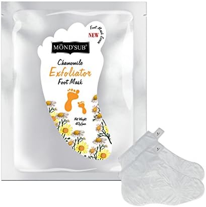 1 X Foot Mask Peel , Calluses Remover Exfoliating Mask - Chamomile Exfoliator