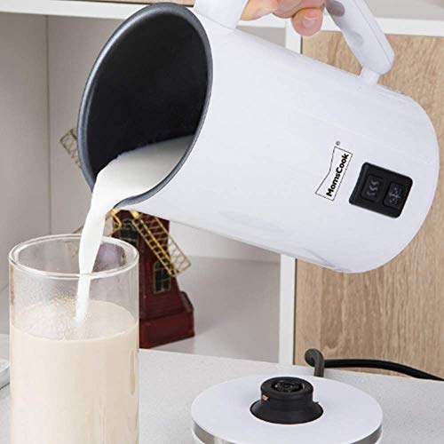 Hand Milchaufschäumer, Elektro Hot and Cold Kälbermilcherwärmer mit Griff for Latte Cappuccino oder heiße Schokolade… – Bild 6