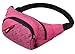 Big Mango Fashion Sports Big Capacity Multi-purpose Dumpling Shaped Waist Bag Chest Pack Fanny Pack with 110cm Adjustable Belt for Apple Iphone 4 4s Iphone 5 5s 5c Samsung Galaxy NOTE2 NOTE3 S4 S3 HTC MP3 Key Photo Pocket Money Credentials Makeup and Automatic Umbrella (Plum)