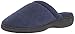 Isotoner Women's Classic Terry Clog Slippers Slip, Navy, Large / 8.5-9 US