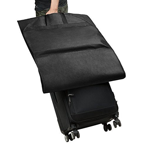 Garment Bag Dress Bag for Travel and Storage 60 inch Anti-Moth Suit Cover Bag for Dress Tuxedos Coat with Shoe Bag - Thumbnail 2