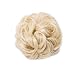 Scrunchy Updo Wavy Straight Hair Bun Clip Messy Donut Chignons Synthetic Hairpiece Hair Extension (bleach blonde-thicker)thumb 1