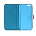 iPhone 6S Case,iPhone 6 Case,iPhone 6S Wallet Case,CASELAND PU Leather Flip Wallet Case for Apple iPhone 6S,Case for iPhone 6 [4.7] [Flower]