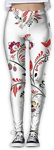 Butterfly Surrounds The Flower Womens Yoga Pants Workout High Compression Pants Yoga Fitness Leggings