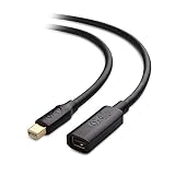 Cable Matters Mini DisplayPort Extension Cable (Mini DP Extension Cable) in Black - 6 Feet