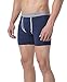 Pact Men's Boxer Brief Underwear (2-Pack) Organic Cotton, Breathable, Snug Fit, Heather Grey/Navy, Medium