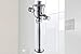 Brass Button Type Manual Exposed Urinal Flush Valve , Polished Chrome